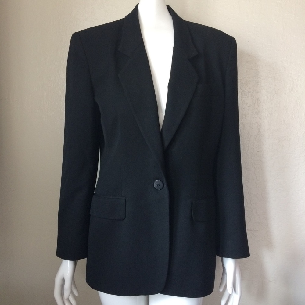 Christian Dior VTG Wool Woman’s Suit Black Jacket